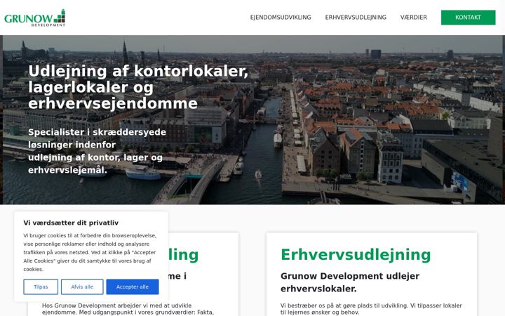 Screenshot of grunow.dk