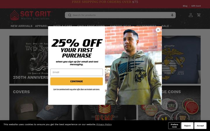 Screenshot of grunt.com