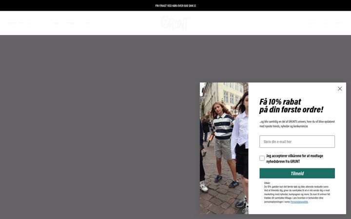 Screenshot of grunt.nu
