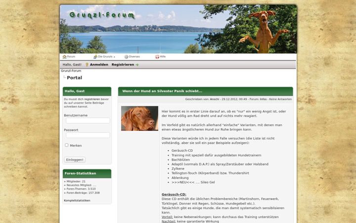 Screenshot of grunzl.com