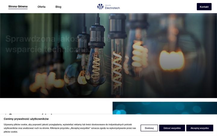 Screenshot of grupa-electrotech.pl