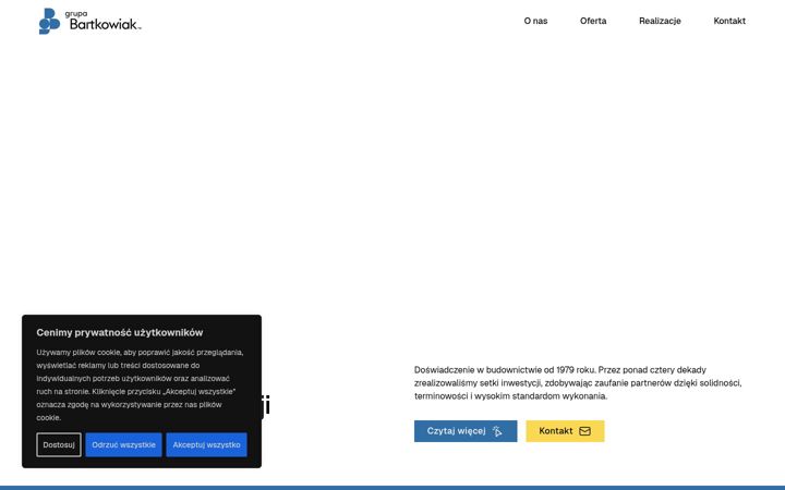 Screenshot of grupabartkowiak.pl