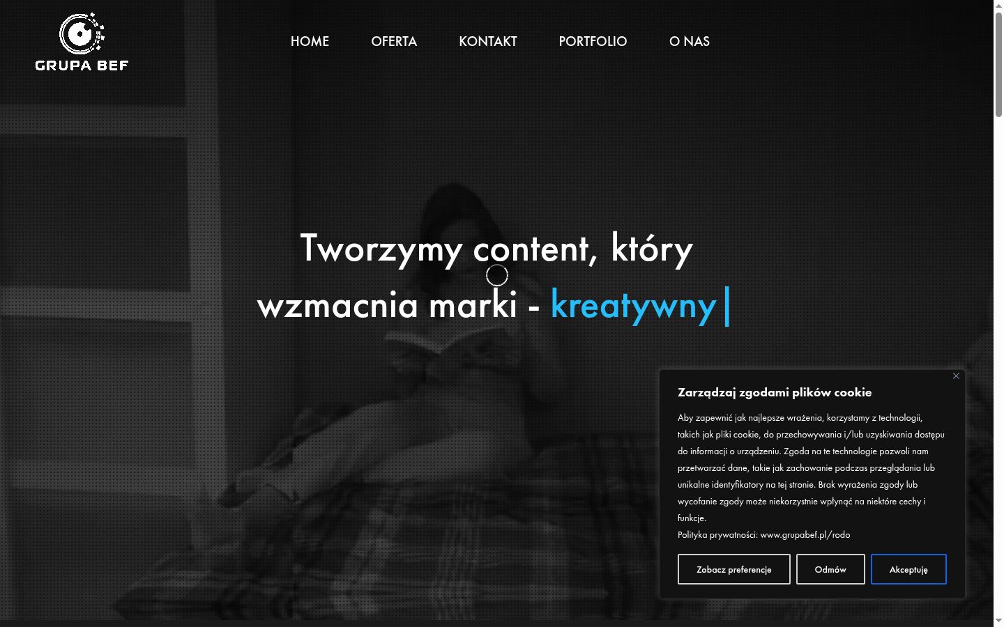 Sutikimo reklamjuostės, rodytos prieš bet kokią sąveiką, ekrano kopija