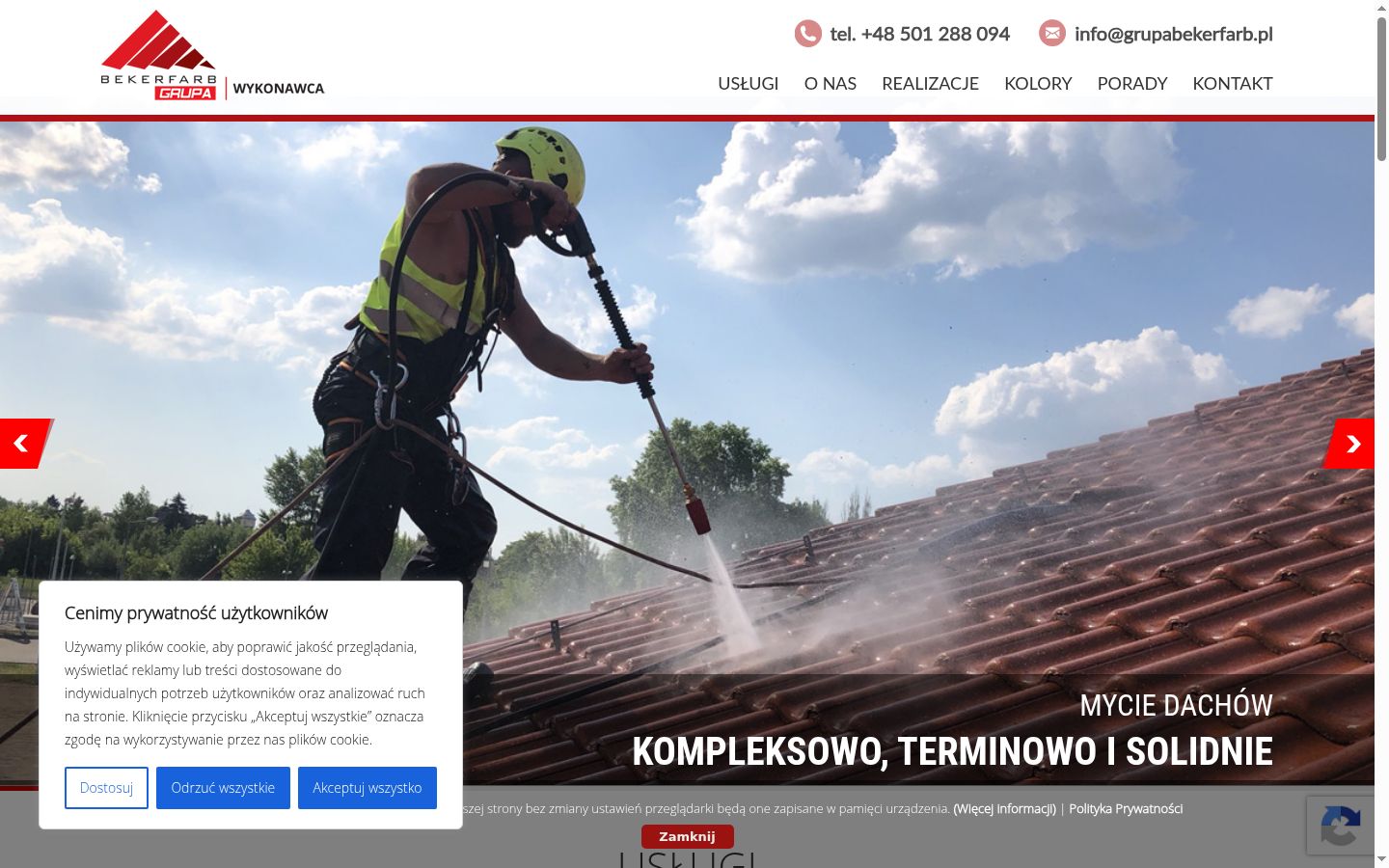 Snímek obrazovky baneru souhlasu zobrazeného před jakoukoli interakcí