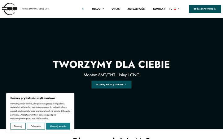 Screenshot of grupacbe.pl