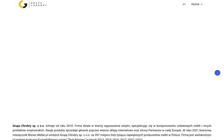 Screenshot of grupachrobry.pl