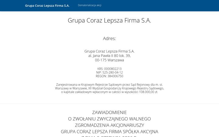 Screenshot of grupaclf.pl