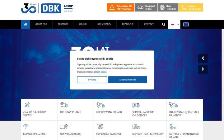 Screenshot of grupadbk.com