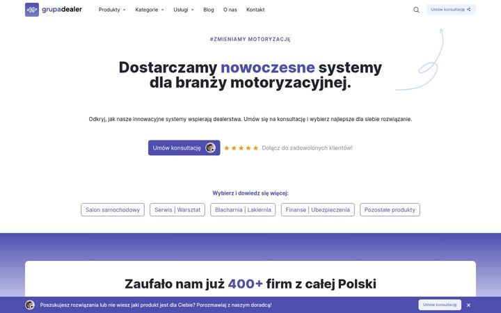 Screenshot of grupadealer.pl