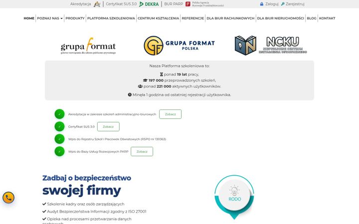 Screenshot of grupaformat.pl