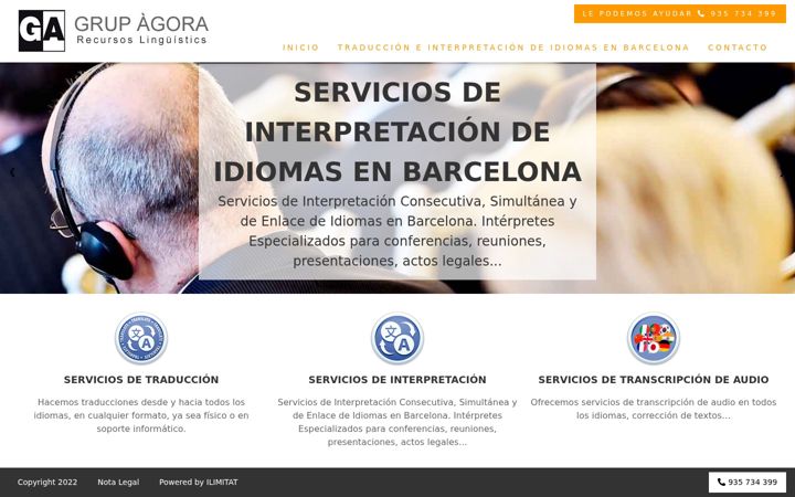 Screenshot of grupagora.com