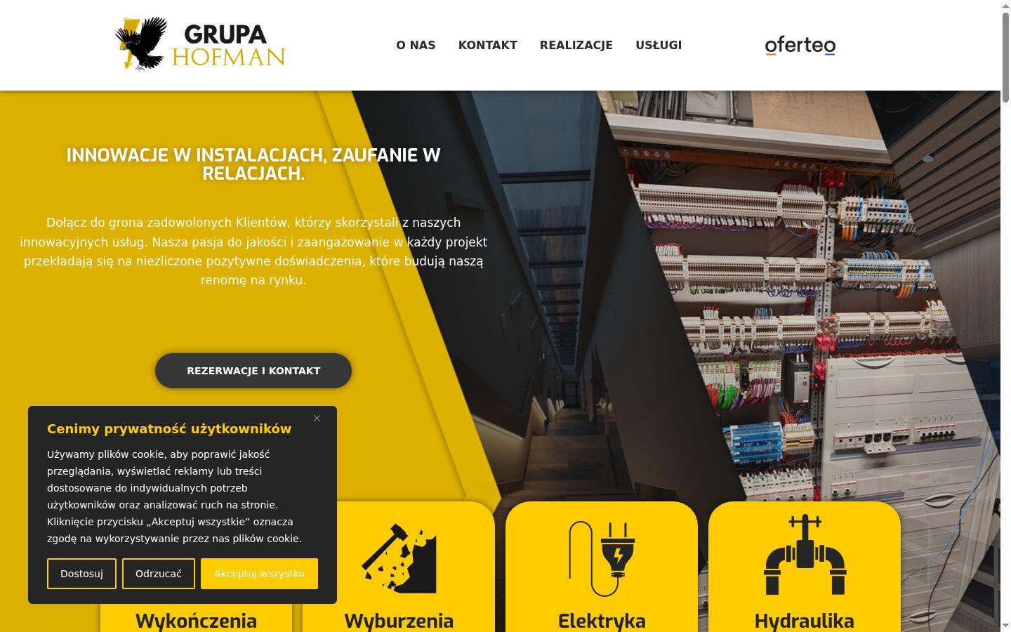 Captura de ecrã do banner de consentimento apresentado antes de qualquer interação