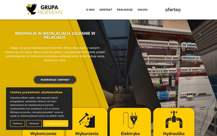 Screenshot of grupahofman.pl