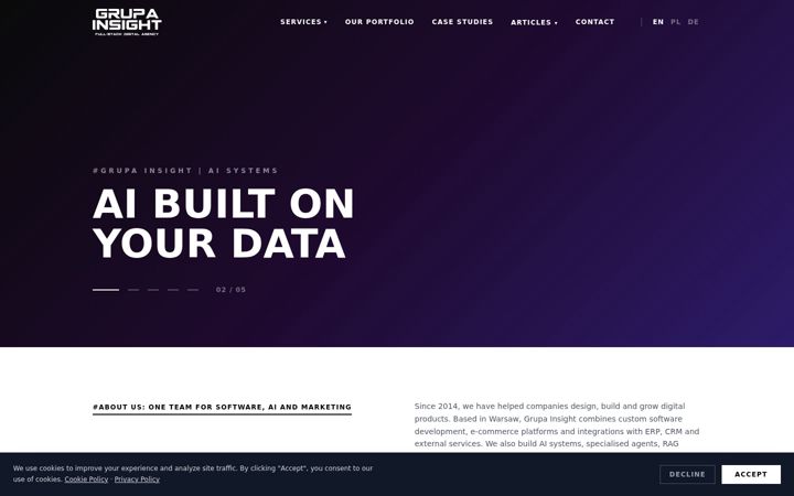 Screenshot of grupainsight.com