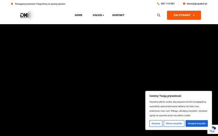 Screenshot of grupakof.pl