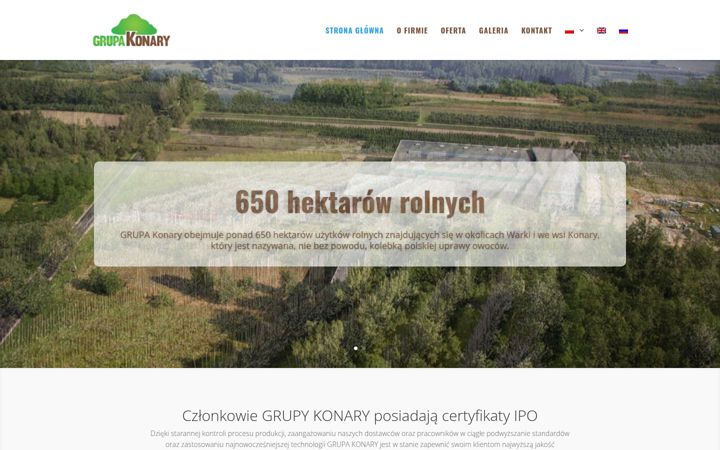 Screenshot of grupakonary.pl