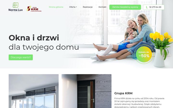 Screenshot of grupakrm.pl
