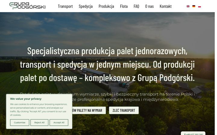 Screenshot of grupapodgorski.pl
