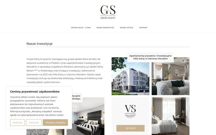 Screenshot of grupasolny.pl
