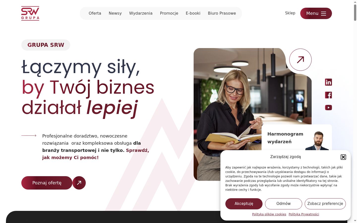 Screenshot tal-banner tal-kunsens muri qabel kwalunkwe interazzjoni