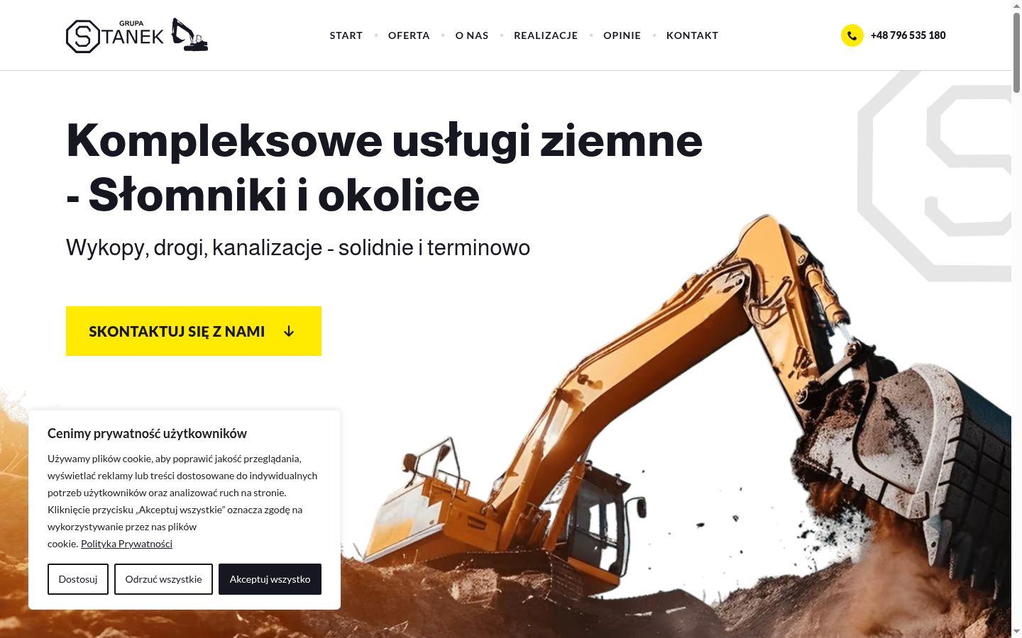 Screenshot tal-banner tal-kunsens muri qabel kwalunkwe interazzjoni