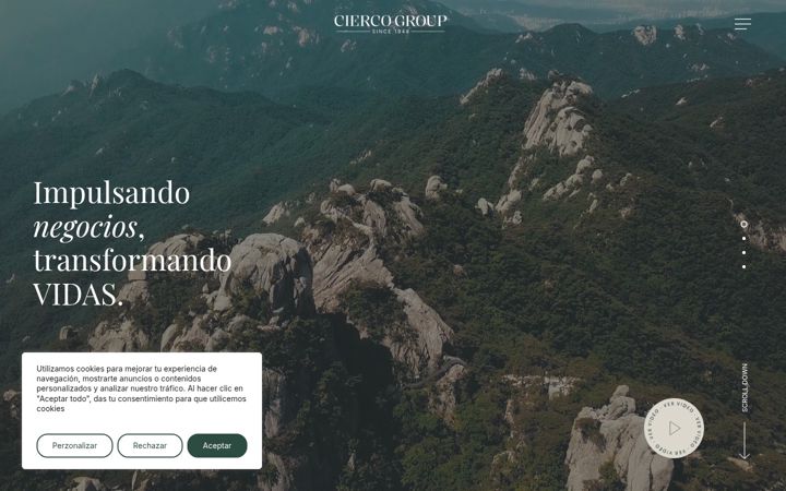 Screenshot of grupcierco.com