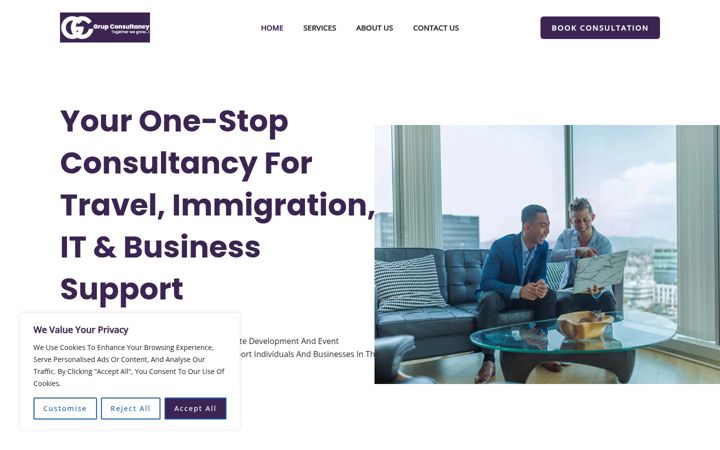 Screenshot of grupconsultancy.co.uk