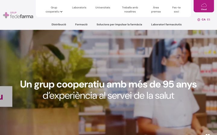 Snímek obrazovky grupfedefarma.com