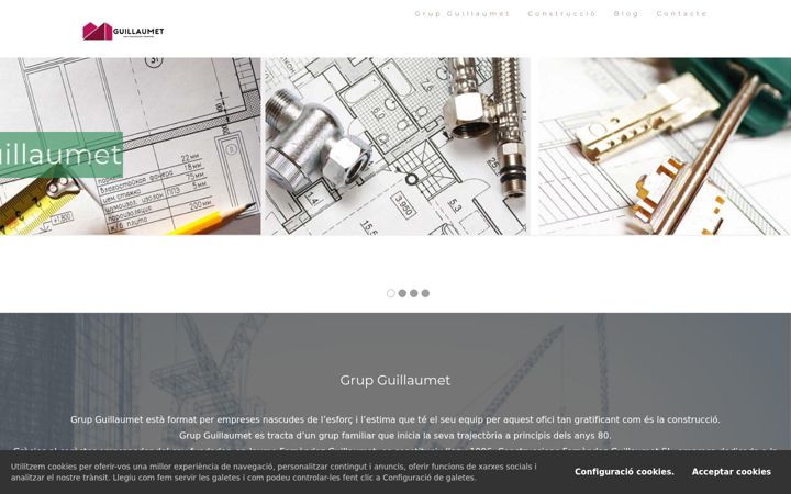 Screenshot of grupguillaumet.com