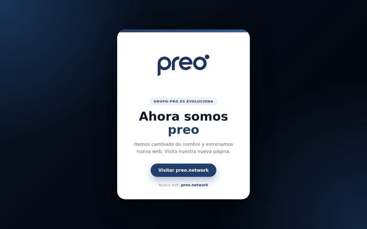 Screenshot of grupo-pro.es
