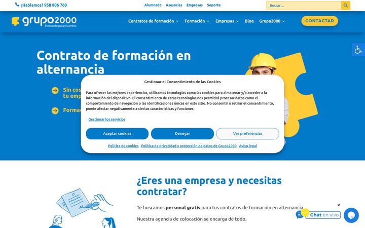 Screenshot of grupo2000.es