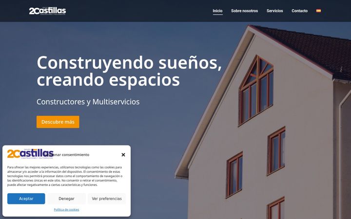 Screenshot of grupo2castillas.com