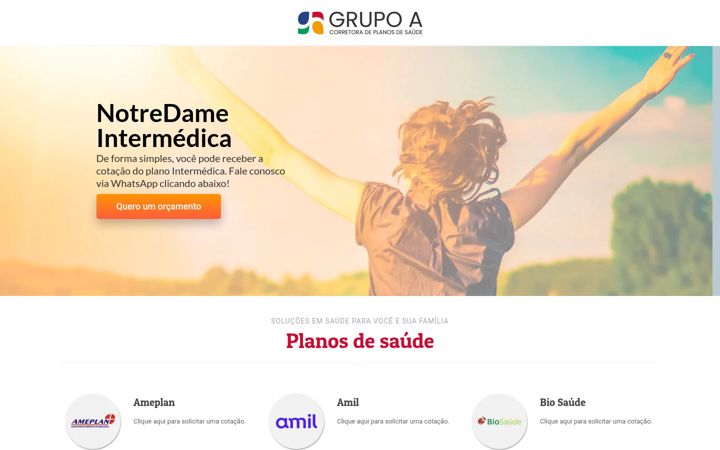 Screenshot of grupoacorretora.com.br
