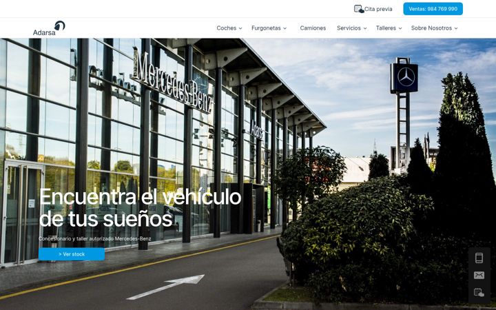 Screenshot of grupoadarsa.com