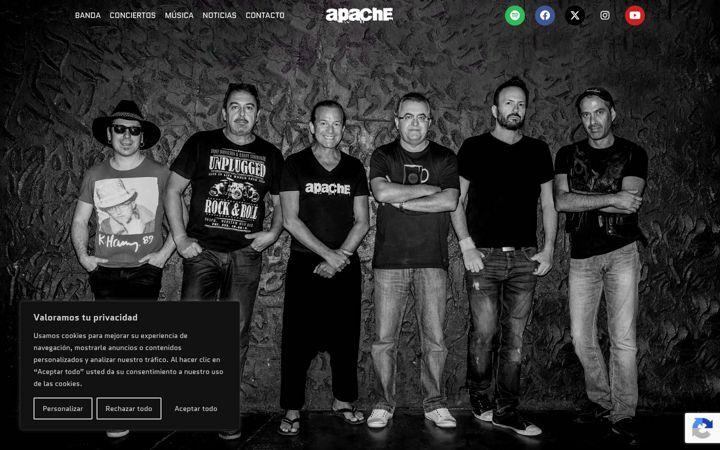 Screenshot of grupoapache.es
