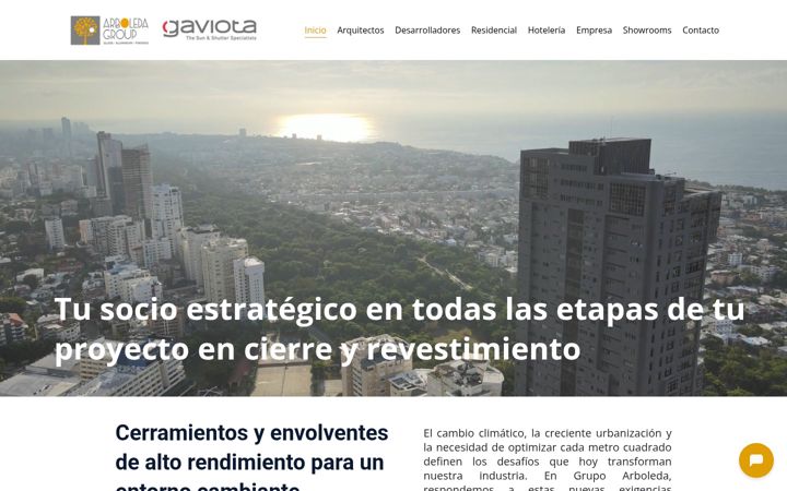 Screenshot of grupoarboleda.com