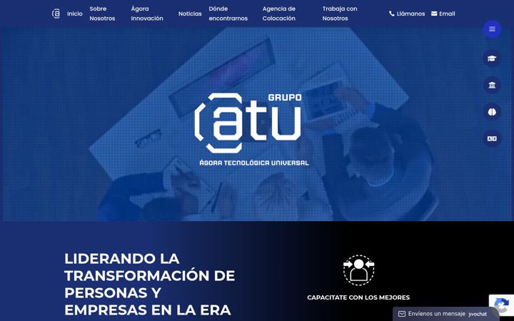 Screenshot of grupoatu.com