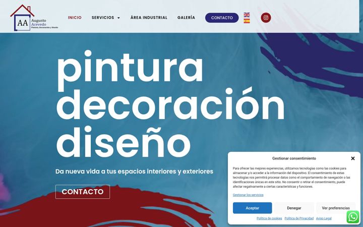 Screenshot of grupoaugustoacevedo.com
