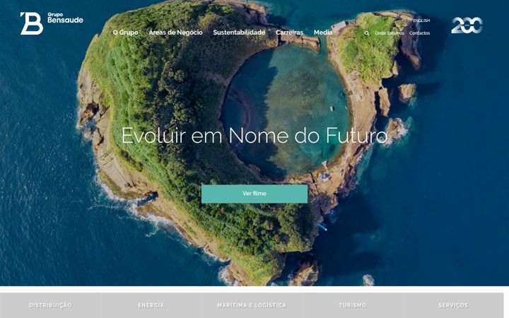 Screenshot of grupobensaude.pt