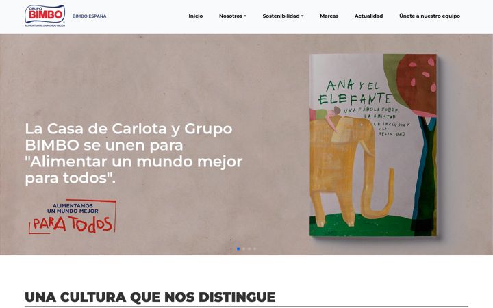 Screenshot of grupobimbo.es