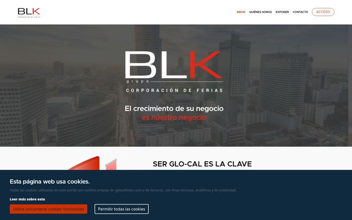 Screenshot of grupoblk.es