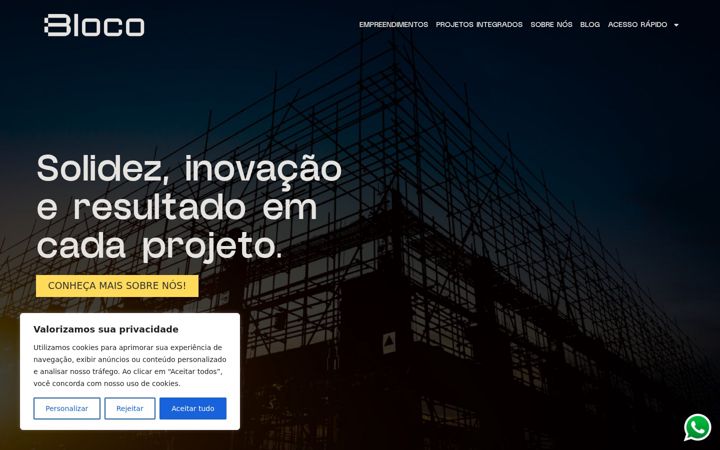 Screenshot of grupobloco.com.br