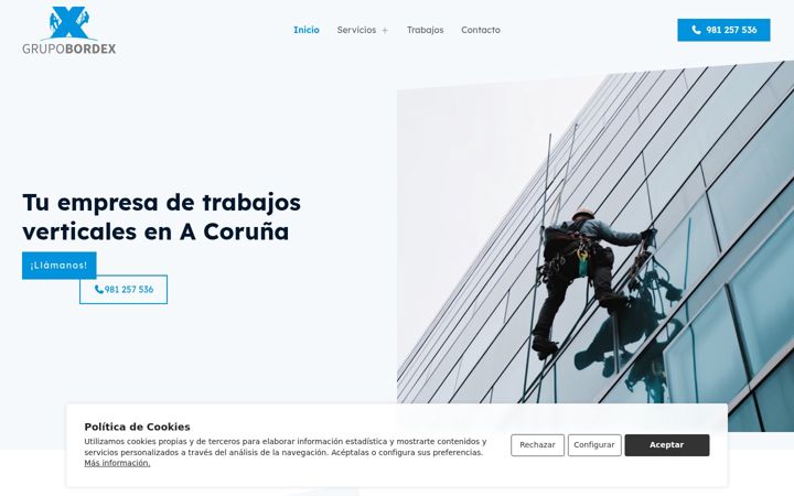 Screenshot of grupobordex.es