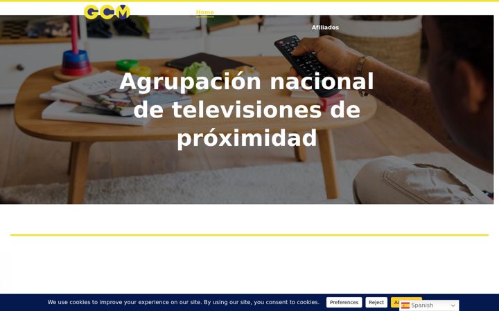 Screenshot of grupocadenamedia.es