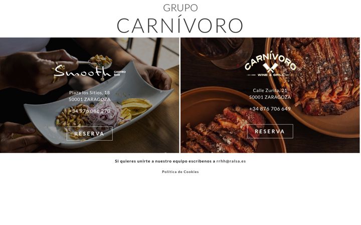 Screenshot of grupocarnivoro.com