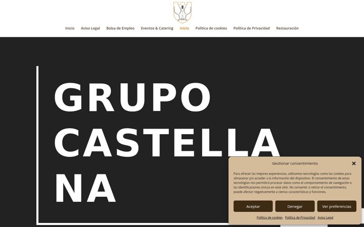 Screenshot of grupocastellana.es