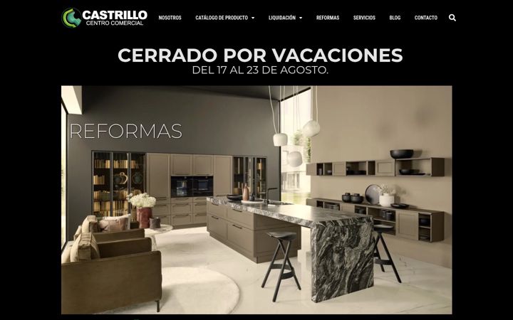 Screenshot of grupocastrillo.com