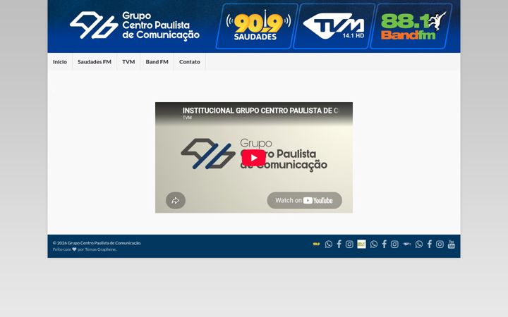 Screenshot of grupocentropaulista.com.br
