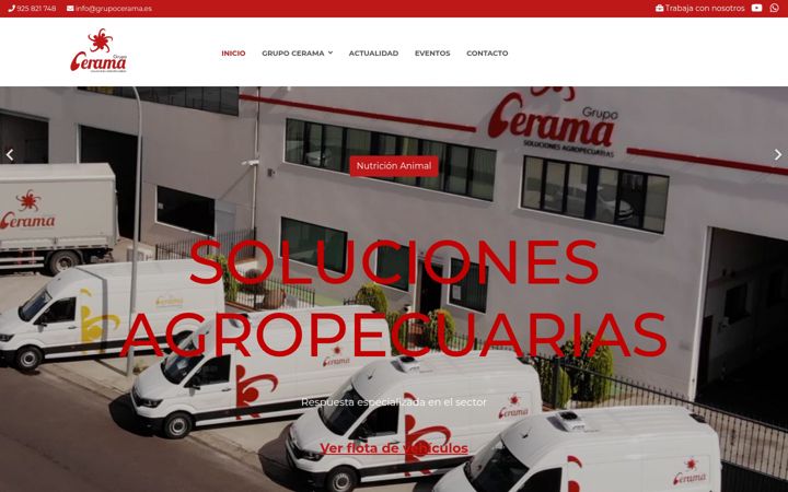 Screenshot of grupocerama.es