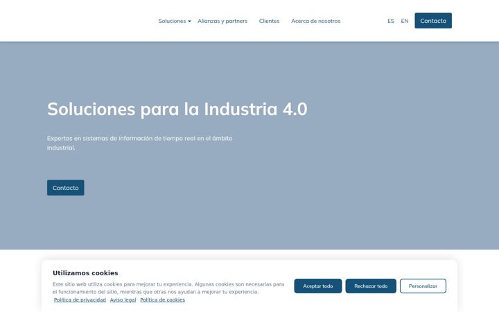 Screenshot of grupoceteck.com